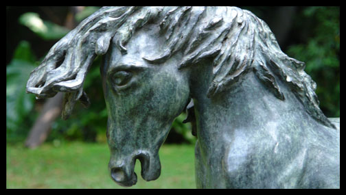 horse BRONZE ART